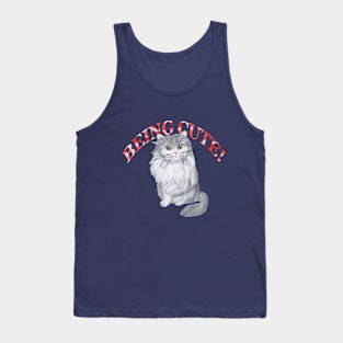 RAGAMUFFIN CAT BEING CUTE Tank Top